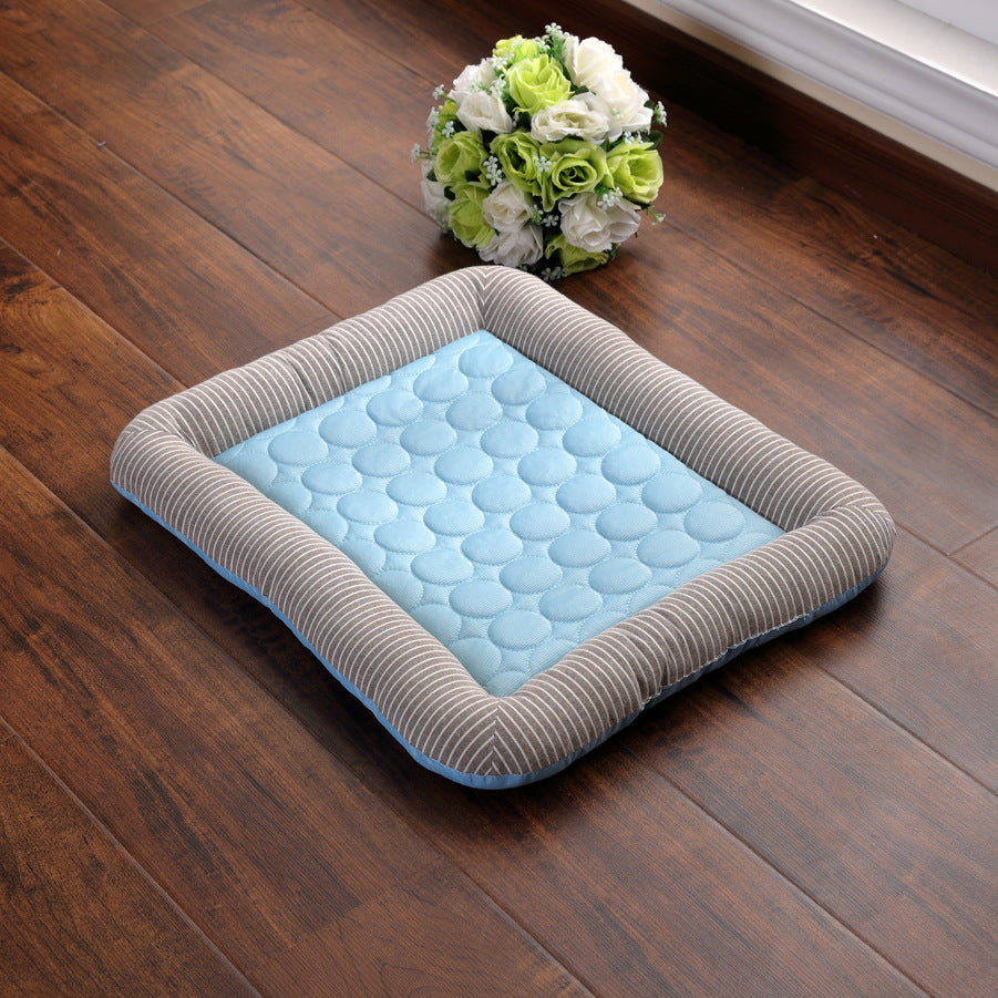 Pet Cooling Pad Bed | Gel Mat for Dogs & Cats – No Freezing Needed