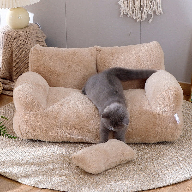 Luxury Pet Sofa Bed | Comfortable, Stylish Couch for Dogs & Cats