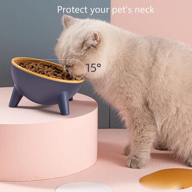 Nordic Color Cat Dog Feeding Food Bowl With Stand