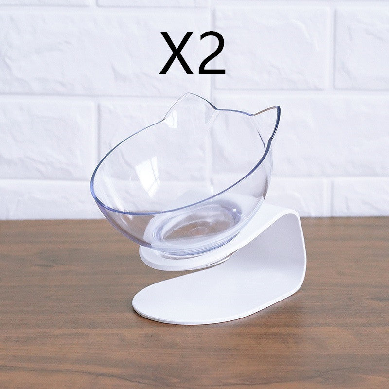Tax Non Slip Double Feeder Bowl With Raised Stand