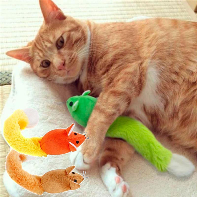 Long Tail Mouse Cat Teaster Toys Funny Pet Toys Cat Toys Mouse Trainning Funny Playing Toys Interactive Pets Products
