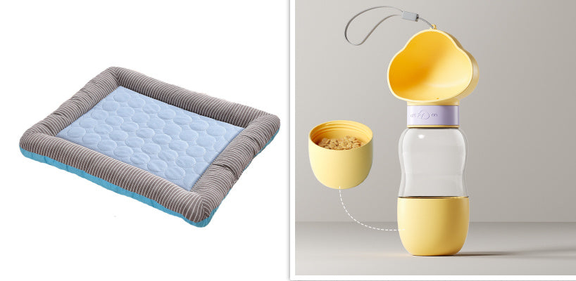 Pet Cooling Pad Bed | Gel Mat for Dogs & Cats – No Freezing Needed