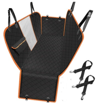 Dog Car Seat Cover with Pockets | Waterproof Pet Seat Protector