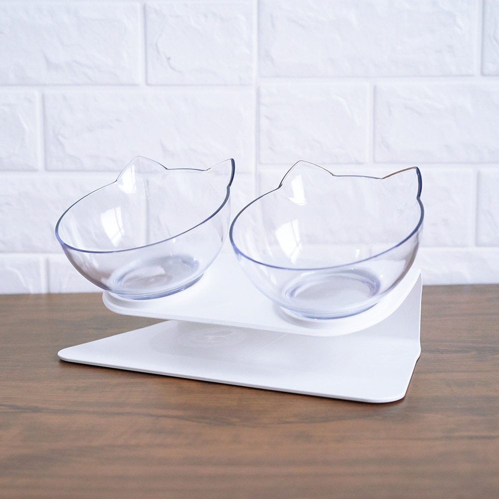 Tax Non Slip Double Feeder Bowl With Raised Stand